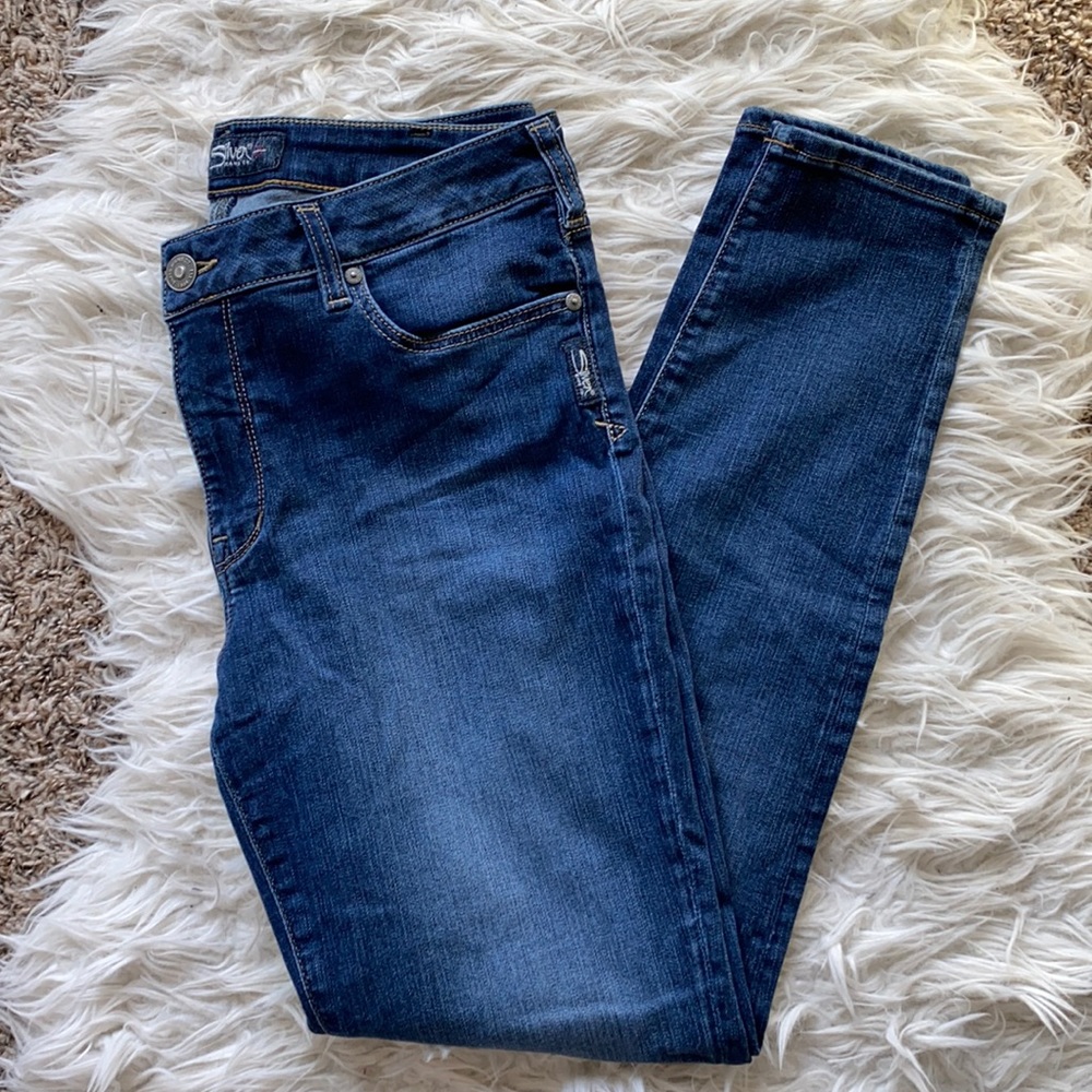 Silver Jeans Good Condition Size 32x29 Skinny